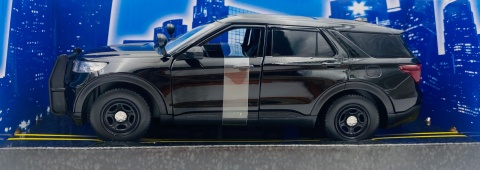 Ford Interceptor Police Utility 2022 czarny model 1:24 Motormax 76990