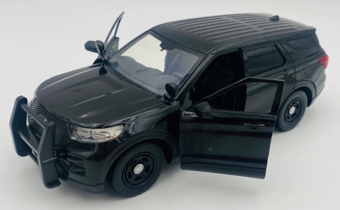 Ford Interceptor Police Utility 2022 czarny model 1:24 Motormax 76990