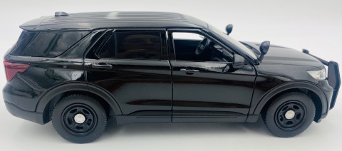 Ford Interceptor Police Utility 2022 czarny model 1:24 Motormax 76990