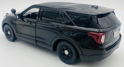 Ford Interceptor Police Utility 2022 czarny model 1:24 Motormax 76990