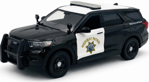 Ford Interceptor Police Utility CHP 2022 Hybrid model 1:24 Motormax 76991
