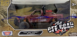 GMC Sierra GT OFF ROAD Series 1:24 Motormax 79136 czerwony