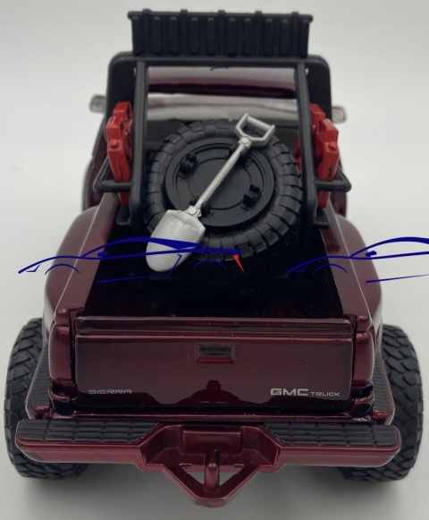 GMC Sierra GT OFF ROAD Series 1:24 Motormax 79136 czerwony