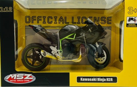 KAWASAKI Ninja H2R motocykl model 1:12 MSZ 68496
