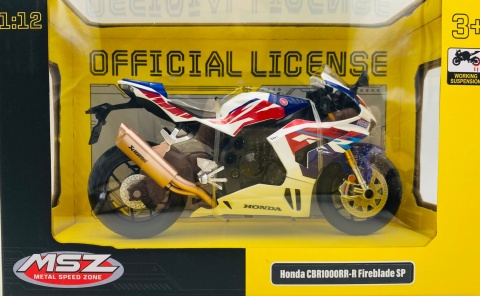 Honda CBR 1000RR-R Fireblade SP motocykl model 1:12 MSZ 68496
