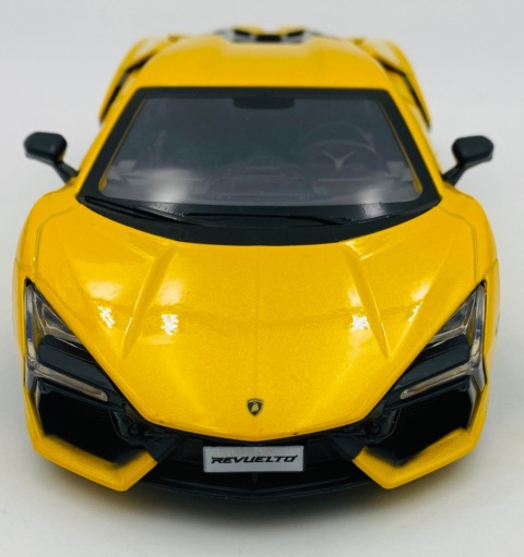 LAMBORGHINI Revuelto światło dźwięk model METAL 1:24 MSZ 68200 żółty
