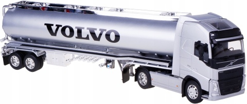 VOLVO FH ciągnik z naczepą cysterną TIR model WELLY 1:32