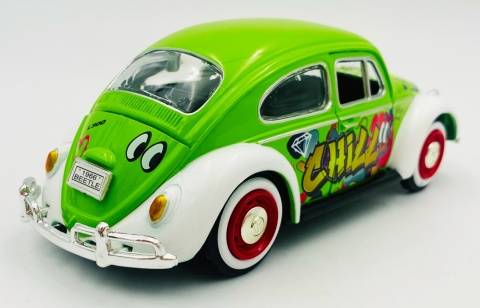 VW Beetle Classic Käfer 1:24 Motormax model 79598 graffiti