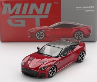 ASTON MARTIN DBS 2023 MGT01065 MiniGT 1:64 czerwony