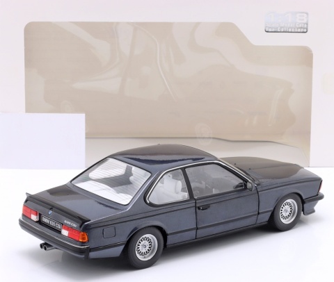 BMW 635 CSI (E24) 1988 S1810306 Solido 1:18 granatowy - Macau blue
