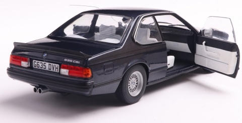 BMW 635 CSI (E24) 1988 S1810306 Solido 1:18 granatowy - Macau blue
