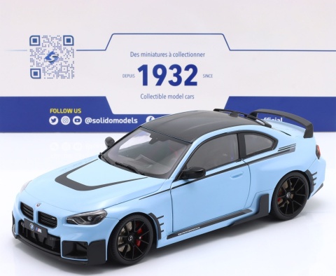 BMW M2 PERFORMANCE PARTS (G87) 2024 S1812901 Solido 1:18 niebieski