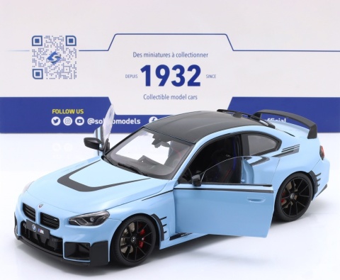 BMW M2 PERFORMANCE PARTS (G87) 2024 S1812901 Solido 1:18 niebieski