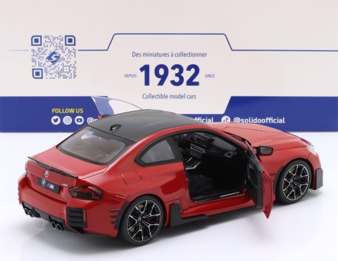 BMW M2 PERFORMANCE PARTS (G87) 2024 S1812902 Solido 1:18 czerwony