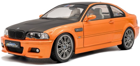 BMW M3 Coupe (E46) 2000 S1806509 Solido 1:18 pomarańczowy
