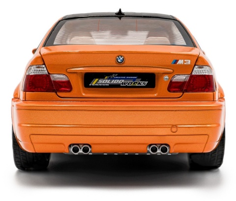 BMW M3 Coupe (E46) 2000 S1806509 Solido 1:18 pomarańczowy