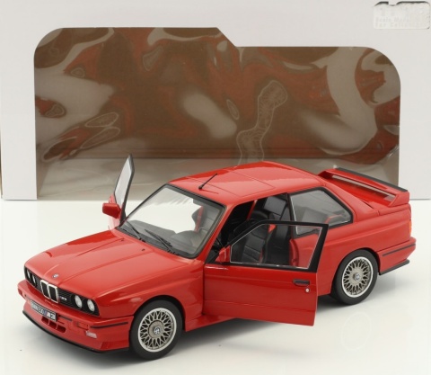 BMW M3 (E30) 1986 model metal S1801502 Solido 1:18 czerwony