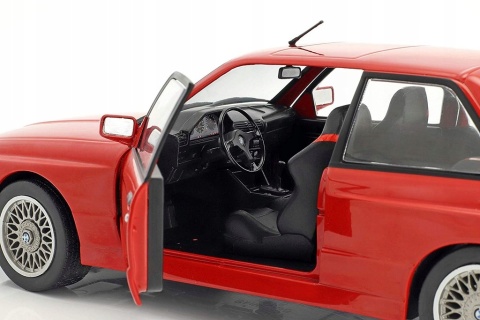 BMW M3 (E30) 1986 model metal S1801502 Solido 1:18 czerwony