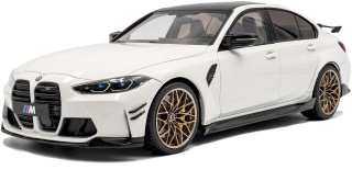 BMW M3 (G80) Performance Parts 2024 model S1814301 Solido 1:18 alpinweiss