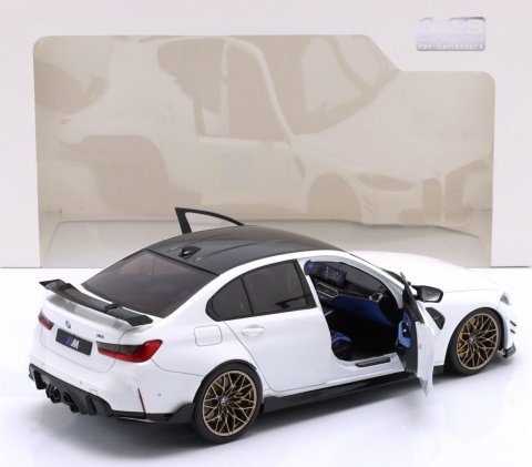 BMW M3 (G80) Performance Parts 2024 model S1814301 Solido 1:18 alpinweiss