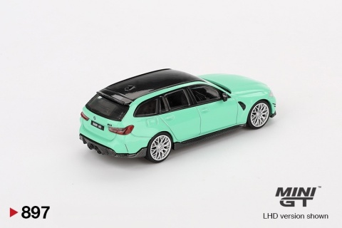 BMW M3 TOURING (G81) M Performance 2022 Mint Green MGT00897 MiniGT 1:64