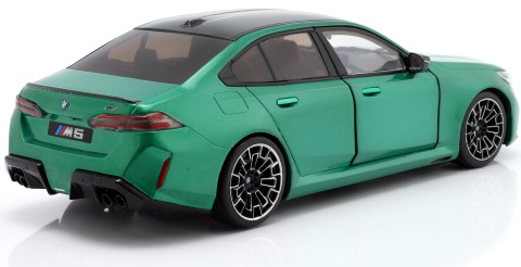 BMW M5 (G90) 2025 model S1814701 Solido 1:18 Isle of Man Green metallic