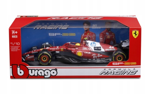 Bolid F1 Ferrari SF-25 Hamilton 2025 Australian GP BBurago 1:18 SF25