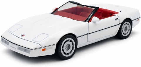 Chevrolet Corvette C4 1986 model 1:24 Motormax 73298 biały