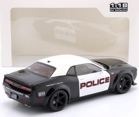 DODGE CHALLENGER DEMON 2023 Highway Police USA model S185715 Solido 1:18
