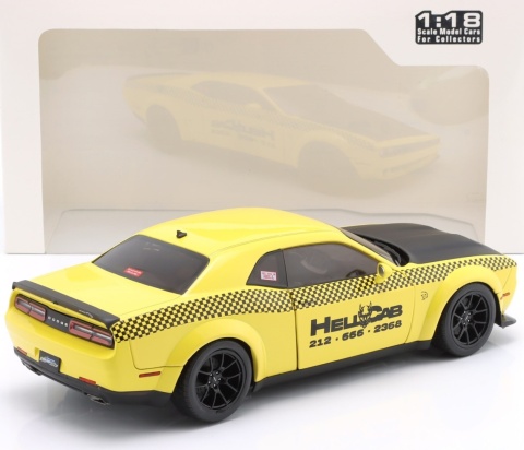 DODGE CHALLENGER SRT Hellcat 2023 New York Hellcab S185716 Solido 1:18