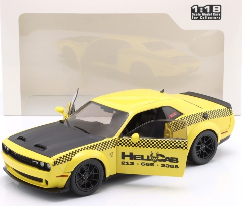 DODGE CHALLENGER SRT Hellcat 2023 New York Hellcab S185716 Solido 1:18