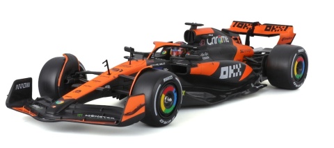 DUŻY ZESTAW McLaren F1 Norris Piastri MCL38 do zawieszenia BBurago 1:24
