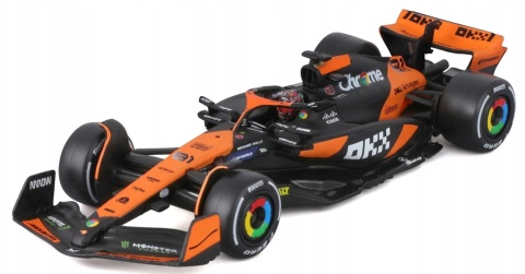 DUŻY ZESTAW McLaren F1 Norris Piastri MCL38 do zawieszenia BBurago 1:24
