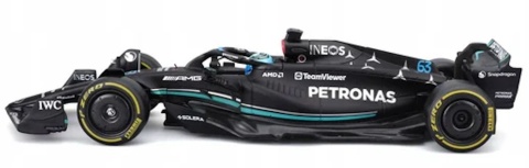 DUŻY zestaw Mercedes F1 W14 Russell Hamilton do zawieszenia Bburago 1:24