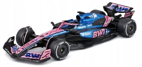 F1 bolid Alpine A525 BWT #10 Pierre Gasly Monaco GP 2025 BBurago 1:43