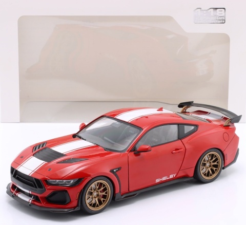 FORD SHELBY MUSTANG Super Snake 2024 model S1813801 Solido 1:18 czerwony