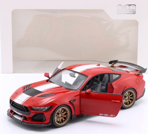 FORD SHELBY MUSTANG Super Snake 2024 model S1813801 Solido 1:18 czerwony