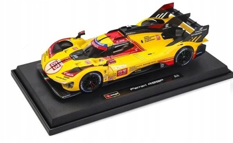 Ferrari 499P LMH FIA 24h 2024 AF CORSE #83 KUBICA Bburago 26313 model 1:24