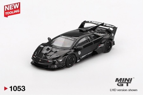 LAMBORGHINI MURCIELAGO GT EVO LB-Silhouette '24 MGT01053 MiniGT 1:64 czarny