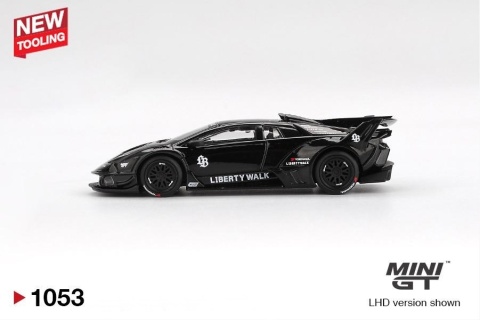 LAMBORGHINI MURCIELAGO GT EVO LB-Silhouette '24 MGT01053 MiniGT 1:64 czarny