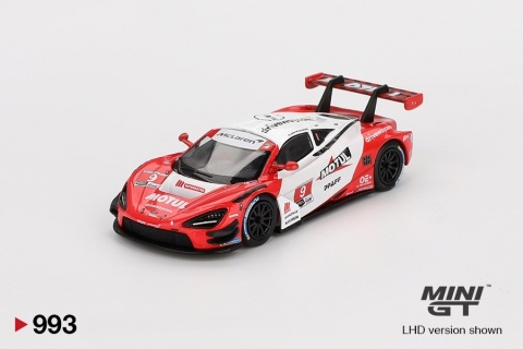 McLaren 720S GT3 Evo Pfaff #9 IMSA Laguna Seca 2024 MGT00993 MiniGT 1:64