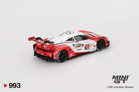 McLaren 720S GT3 Evo Pfaff #9 IMSA Laguna Seca 2024 MGT00993 MiniGT 1:64