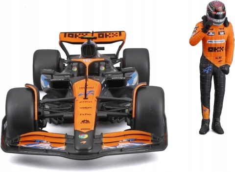 McLaren MCL38 F1 GP Japonii 2024 #4 Norris figurka BBurago 1:24 tor Suzuka