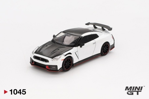 NISSAN GT-R (R35) Nismo 2024 MGT01045 MiniGT 1:64 biały perłowy