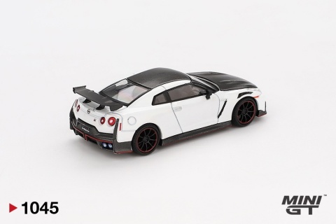 NISSAN GT-R (R35) Nismo 2024 MGT01045 MiniGT 1:64 biały perłowy