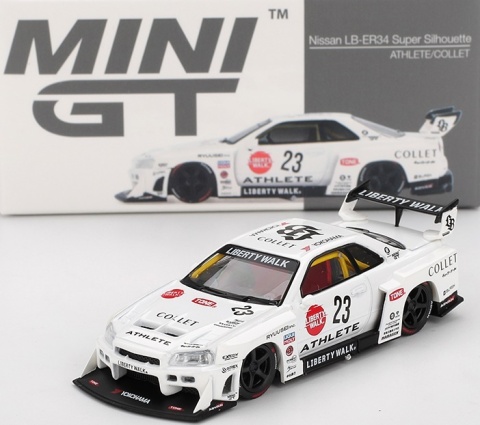 NISSAN LB-ER34 Super Silhouette #23 ATHLETE/COLLETT MGT01059 MiniGT 1:64
