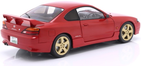 NISSAN SILVIA S15 Spec-R Aero 1999 model S1812202 Solido 1:18 czerwony