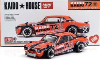 NISSAN SKYLINE 2000GT-R (KPGC10) Kaido Racing V1 KHMG195 MiniGT 1:64