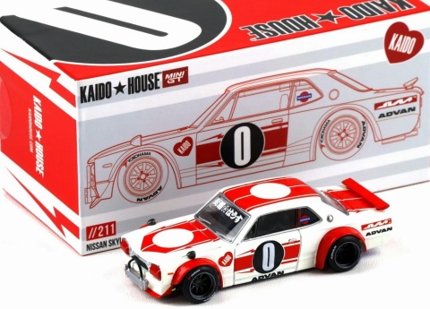 NISSAN SKYLINE GT-R (KPGC10) KAIDO WORKS V2 1969 KHMG211 MiniGT 1:64