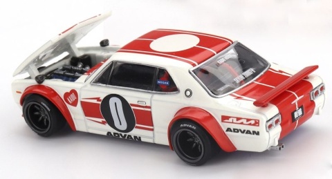 NISSAN SKYLINE GT-R (KPGC10) KAIDO WORKS V2 1969 KHMG211 MiniGT 1:64